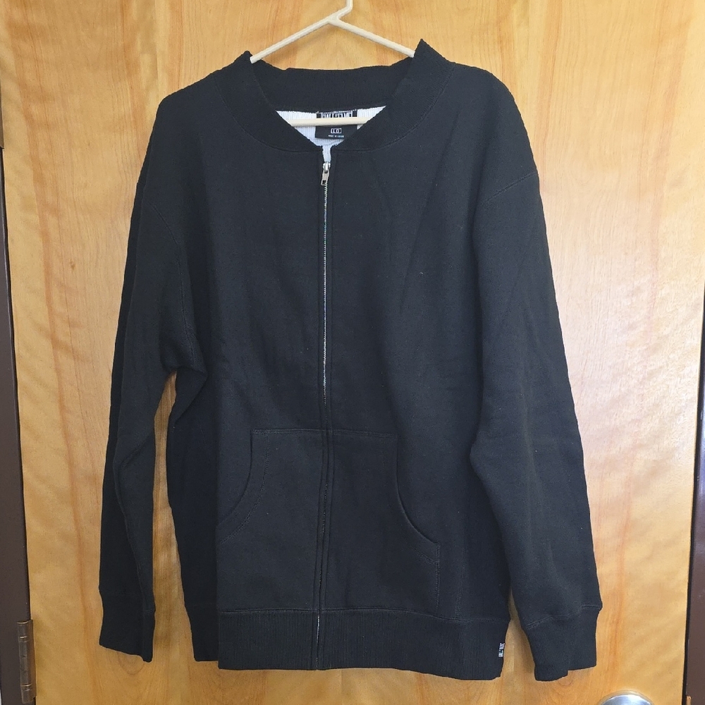 Hall of Fame Full Zip Men's Black Jacket Size Large New No Tags